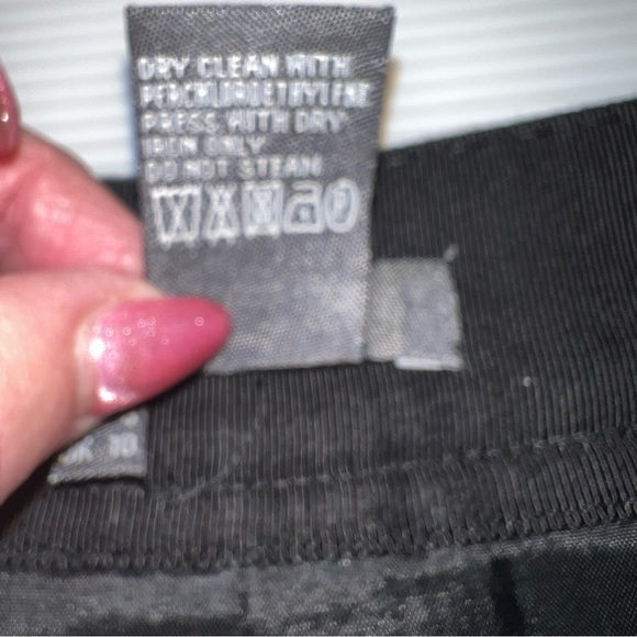 Per Se Women’s Black/Gray Wool Striped Skirt. Sz 8 - Picture 7 of 10